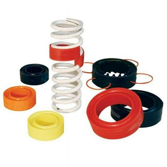 52-61150 5.5 in. Deep Groove Coil Spring Rubber - Blue & Medium