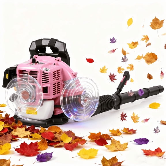 52 CC Gas Backpack Leaf Blower 2 Stroke Enginee 550CFM 200MPH , 1.7HP ,Ergonomic Harness System,Low Vibration and Cruise Control Powerful Gas Blowers for Lawn Yard Care-Gifts for Dad