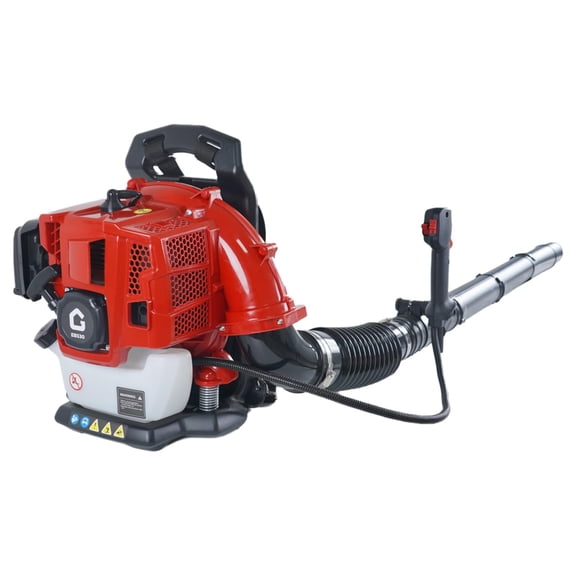 52 CC Gas Powered Backpack Leaf Blower, 780 CFM 270 MPH 2-Cycle Engine, Low Vibration with Cruise Control for Lawn Care and Yard Cleanup