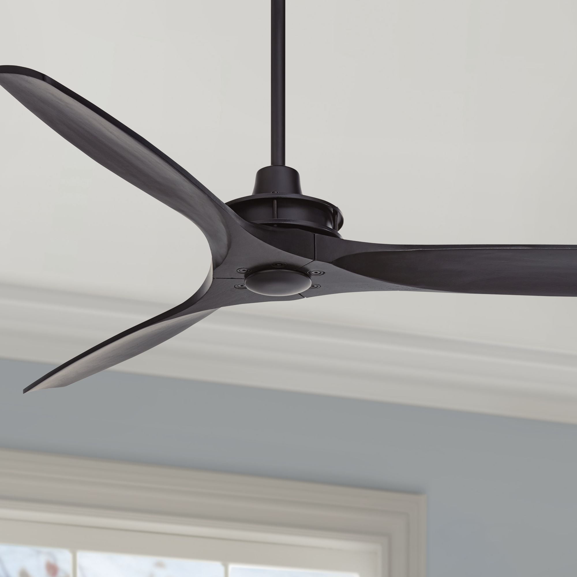 52" Casa Vieja Modern Indoor 3 Blade Ceiling Fan with Remote Matte