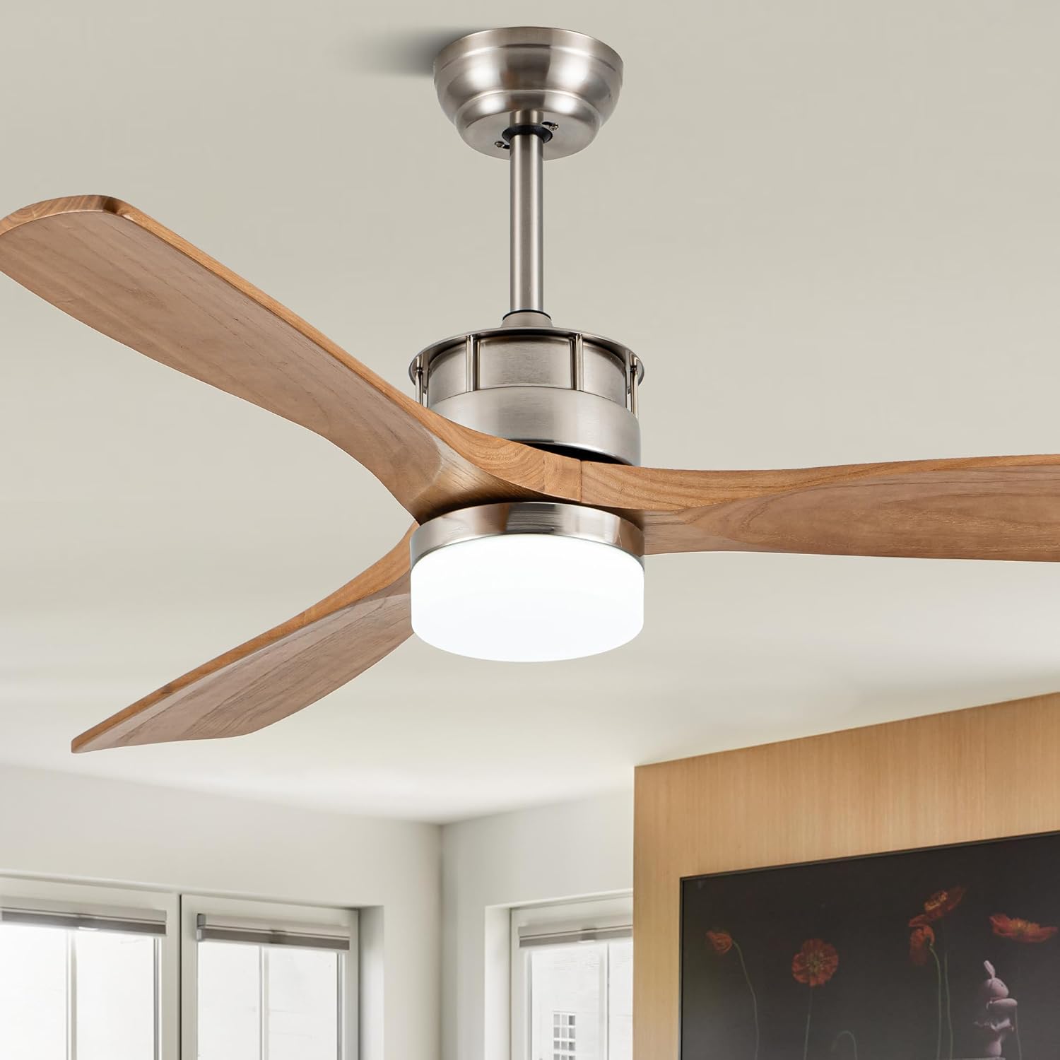 Modern Wood Ceiling Fannull