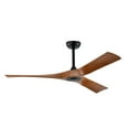 thumbnail image 1 of 52" Ceiling Fan, Modern Reversible DC Motor with 3 Blades Remote Control Ceiling Fans, 1 of 8