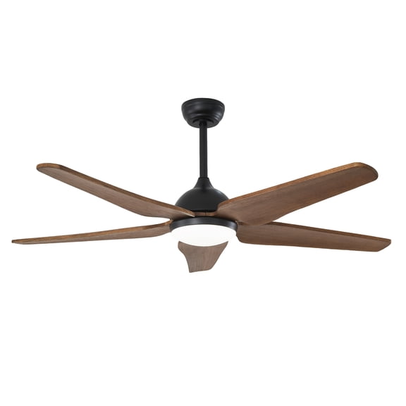 52" Ceiling Fan with Lights Quiet DC Motor  Ceiling Fans 6 Speed Levels,Reversible Ceiling Fan, for Patio Living Room, Bedroom