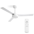 thumbnail image 1 of 52" Ceiling Fan without Light,3 ABS Blades Farmhouse Ceiling Fan with Remote Control 6-Speed Reversible Dc Motor Black for Living Room,Bedroom,Kitchen, 1 of 7