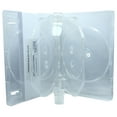 thumbnail image 1 of (52) CheckOutStore Premium Multi Disc with Patented M-Lock Hub DVD Cases (8 Disc - Clear), 1 of 1