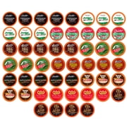52 Count Two Rivers Coffee and Hot Chocolate Pods K Cups Variety Sampler