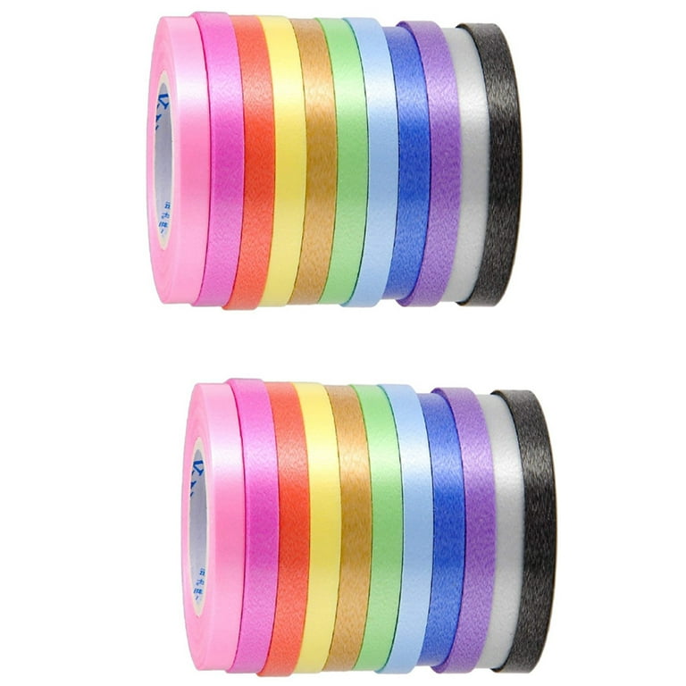 52 Curling Ribbon Set Crimped Balloon String Gift Wrapping Ribbon Bow  Ribbon for Party Wedding Festival Crafts 
