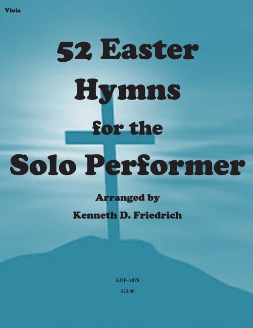 52 Easter Hymns for the Solo Performer-viola version (Paperback)