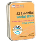 Mind Brain Emotion 52 Essential Social Skills Game for Kids Grades K-3, Ages 5-8 - Sharing, Listening & Making Friends, Counseling & Classroom Therapy