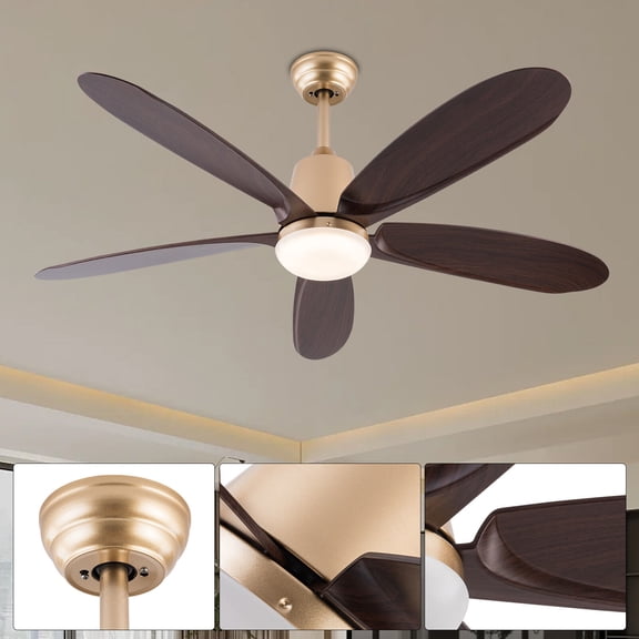 52" Fan Chandelier Ceiling Fan with Lights & Remote Control Ceiling Fan Light