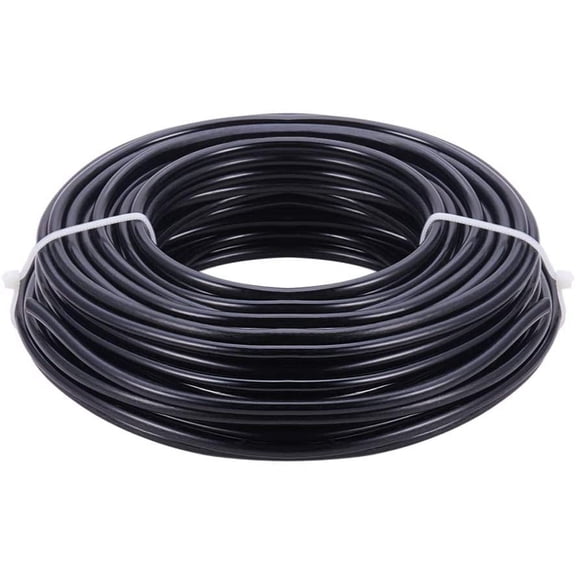 52 Feet 6 Gauge Aluminum Wire Bendable Metal Sculpting Wire for Bonsai Trees Floral Skeleton Making Home Decors and Other Arts Crafts Making - Black