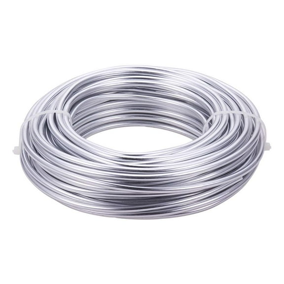 52 Feet 6 Gauge Silver Aluminum Wire Bendable Metal Sculpting Wire for Bonsai Trees Floral Making Home Decors and Other Arts Crafts Making DIY