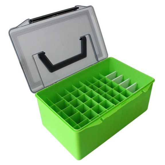 52 Grids Plastics Fishing Tackle Box Portable Squid Jigs Hard Lures Tool Case Fishing Lined Box Fishing Accessories