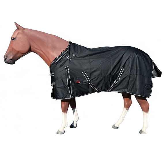 52" Hilason 600D Winter Waterproof Pony Horse Turnout Blanket Black