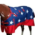 thumbnail image 1 of 52" Hilason 600D Winter Waterproof Pony Horse Turnout Blanket US Flag, 1 of 6