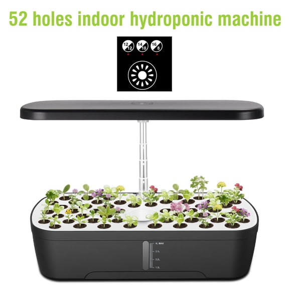 52 Hole Indoor Smart Hydroponic Plant Growing Machine Soilless Cultivation Vegetable Planter