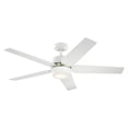 thumbnail image 1 of 300059MWH Kichler Lighting Maeve - 52 Inch Ceiling Fan with Light Kit-White Finish, 1 of 3