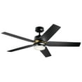 thumbnail image 1 of 300059SBK Kichler Lighting Maeve - 52 Inch Ceiling Fan with Light Kit-Black Finish, 1 of 6