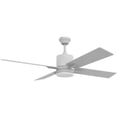 thumbnail image 1 of 52 Inch Ceiling Fan With Light Kit-White Finish-Handheld Control Type Craftmade Lighting Tea52w4-Uci, 1 of 5