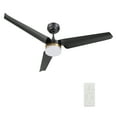 thumbnail image 1 of 52 Inch Ceiling Fan with Light and Remote for Terrace Living Room Bedroom- Black/Gold, 1 of 9