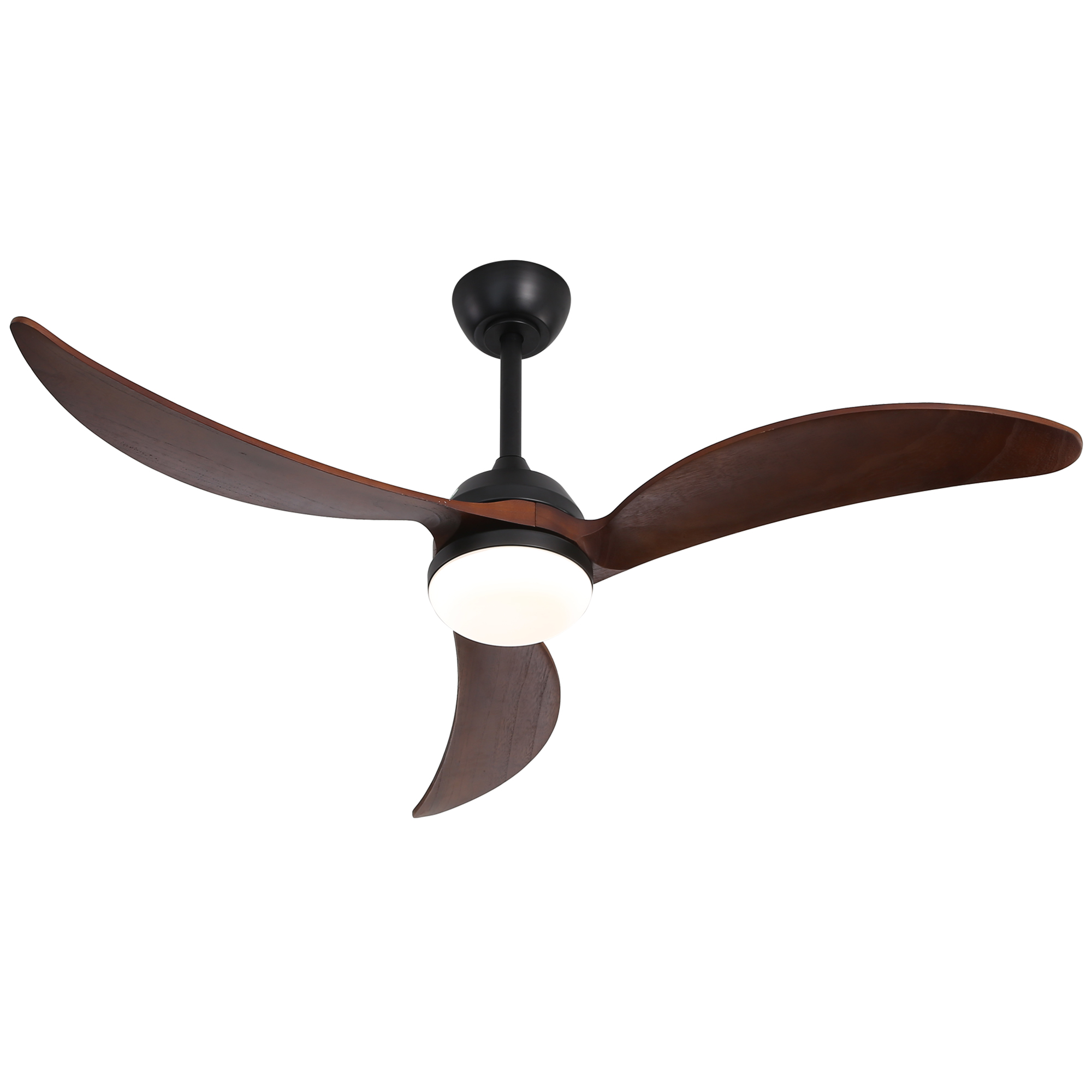 52 Inch Ceiling Mounted FanLight Ceiling Fan with Lights and Smart Remote Control 6 Speed Quiet Reversible DC Motor for Bedroom Restaurant Household Indoor &Outdoor