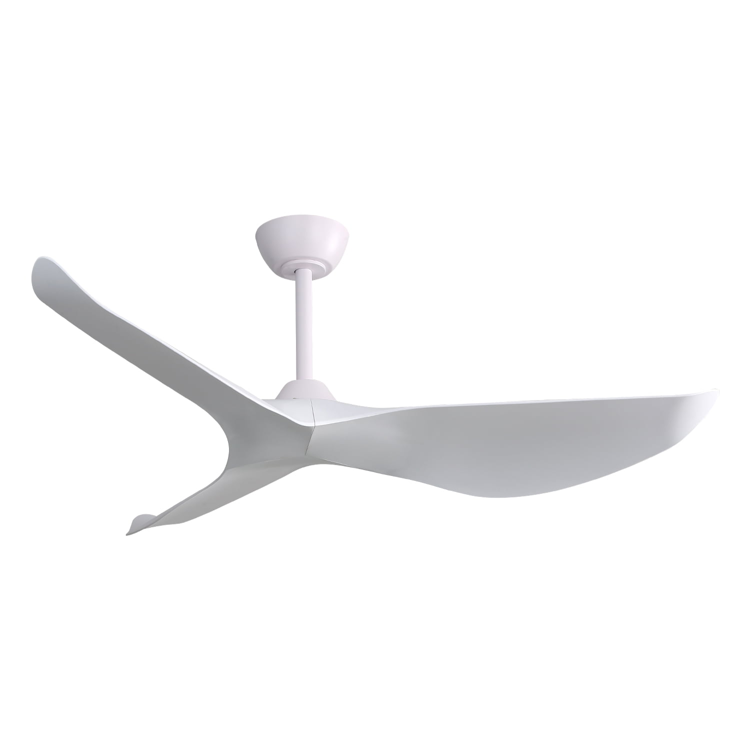 52 Inch Indoor Ceiling Fan with 6 Speed Remote 3 ABS Blade Reversible ...