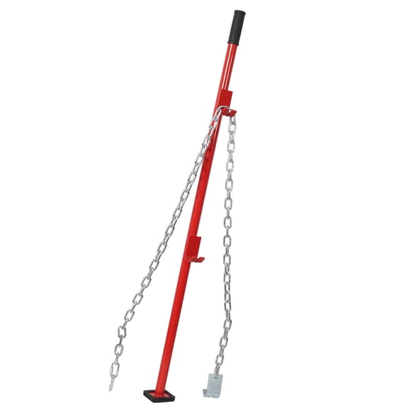 52 Inch Red Universal Pulling Stick Tool for Car Repair Bumpers, Body, Hull and Dent Fixing Tasks