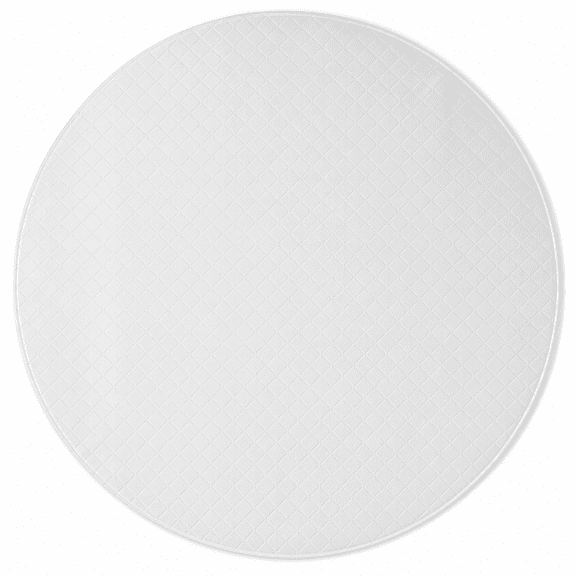 52 Inch Round Quilted Waterproof Table Pad Protector, Cut to Fit Flannel Backing Heat Resistant Cushioned Pad for Dining Table, Wipe Clean