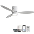 thumbnail image 1 of 52 Inch Wood Ceiling Fan with LED Light & Remote Control, 1 of 4