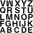 thumbnail image 1 of 52 Pieces Black Felt Alphabet Letter Stickers Self-Adhesive Soft Felt Cloth 26 Letters A-Z Sticker for Classroom Handicraft Learning Art Projects Party Decoration, 1 of 8