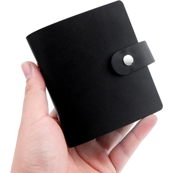 52 Pockets Small Photo Album 2x3 for Fujifilm Instax Mini Series Instant Film, Snap, Z2300, SocialMatic Instant Cameras & Zip Printer (Black, 1Pack)