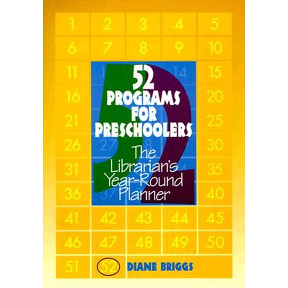 Pre-Owned 52 Programs for Preschoolers : The Librarian's Year-Round Planner (Paperback)