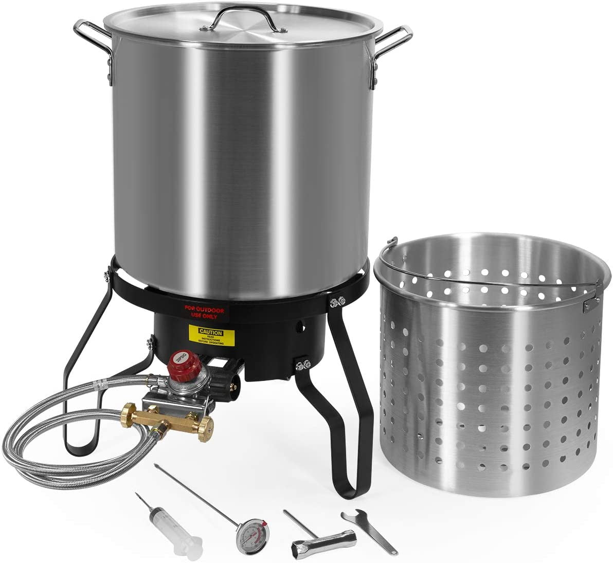 52 Quart HighPressure Turkey Deep Fryer Propane Burner All Purpose