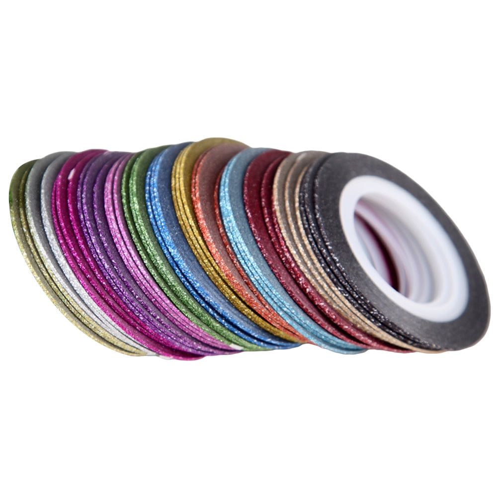 52 Rolls Manicure Supplies Nail Decoration Striping Tapes Line Adhesive