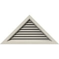 thumbnail image 1 of 52"W x 23 3/4"H Triangle Gable Vent (64 7/8"W x 29 5/8"H Frame Size) 11/12 Pitch: Primed, Functional, Smooth Western Red Cedar Gable Vent w/ Brick Mould Face Frame, 1 of 12
