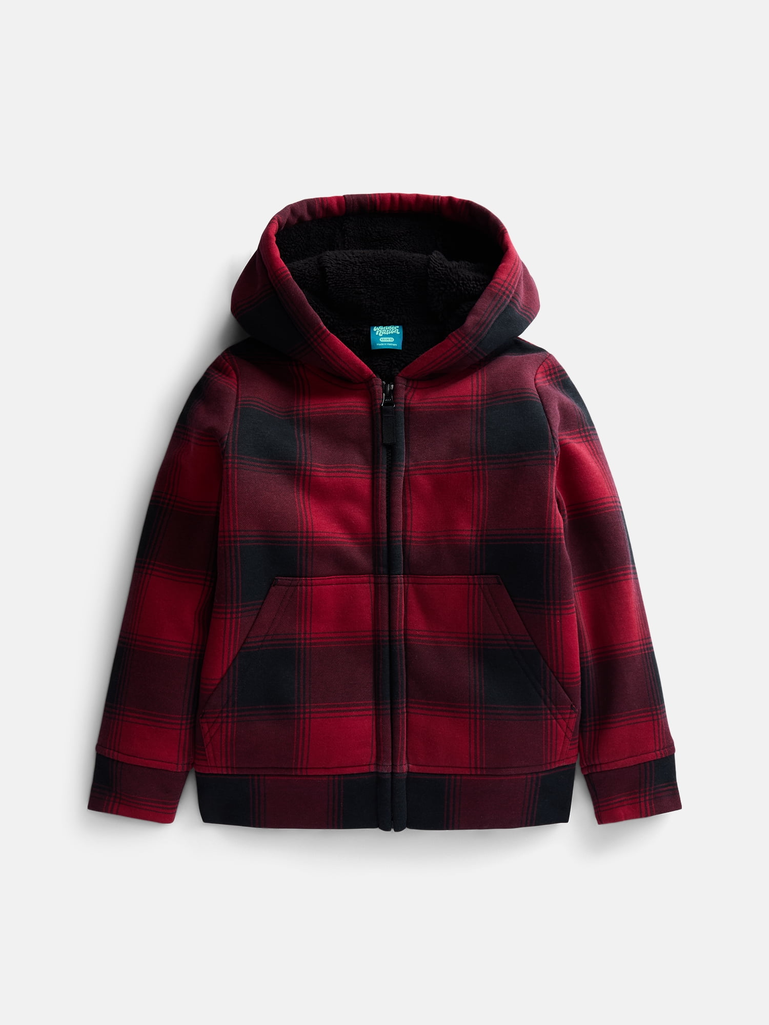 Wonder Nation Boys Kid Tough Hoodie, Sizes 4-18 & Husky