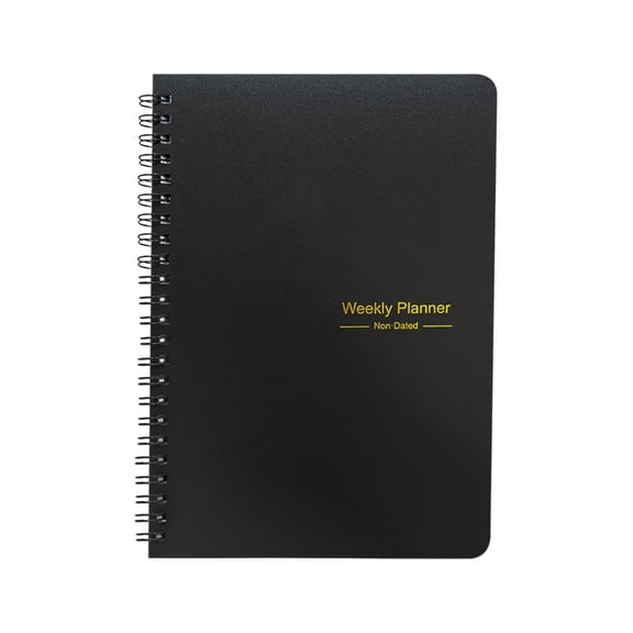 52 Week Planner 2025, Spiral Bound Daily Planner with Full Page Per Day, Discipline Punch Book for Goal Setting & Habit Tracking, January to December 2025 Calendar, Productivity Journal