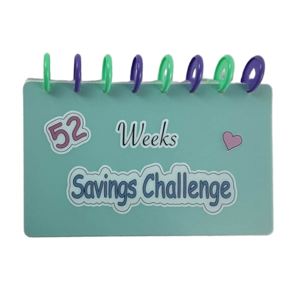 52 Week Savings Challenge Budget Book Binder Fun Saving Money Budgets Planner Cash Envelope Wallet Notebook for Couple