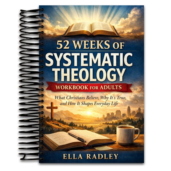 52 Weeks of Systematic Theology Workbook for Adults: What Christians Believe, Why Its True, and How It Shapes Everyday Life (Spiral bound)