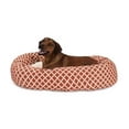 thumbnail image 1 of 52 in. Bamboo Sherpa Donut Pet Bed - Burnt Orange, 1 of 1