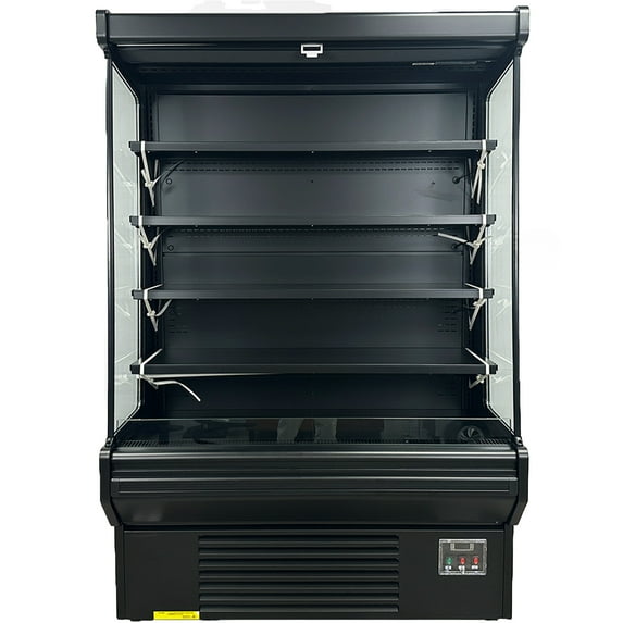 52 in. Open Air Curtain Merchandiser Display, Commercial Refrigerator Open Air, NSF Certified
