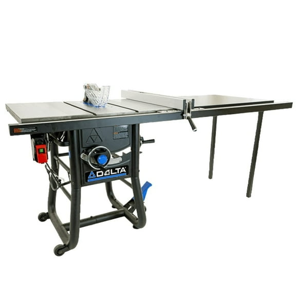 52 in. Rip Capacity Contractor Table Saw with Cast Extension and 1 HP Dust Collector