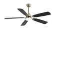 thumbnail image 1 of 52-inch Brush Nickel Ceiling fan with Light & Remote Color Changing Reverse Airflow Ceiling Fan, 1 of 7