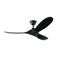 thumbnail image 1 of 52 inch Propeller Ceiling Fan with Remote Control (3-Blade)-Matte Black Finish-Black Blade Color Bailey Street Home 96-Bel-2884859, 1 of 10