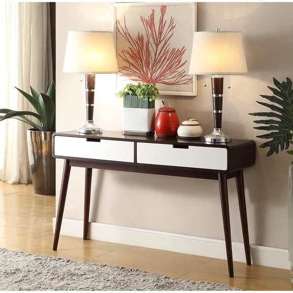 52 - lb Weight - Metal Glide Drawers - Guest Room - Elegant Sofa Table