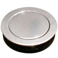 thumbnail image 1 of 52 mm Round Flush Pull with Spring Loaded Cover, Satin US32D - 630 Stainless Steel, 1 of 1