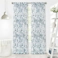 thumbnail image 1 of 52 x 84 in. Misty Back Tab Window Curtain Panel, Teal, 1 of 1