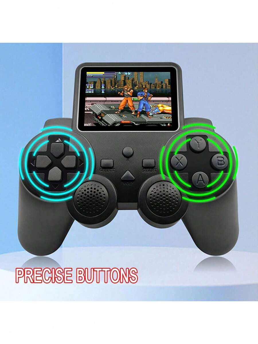 520-In-1 Retro Gaming Handheld Console With PlayStation, Built-In Classic Arcade Games, AV TV Output, 2.4" Screen, Rechargeable