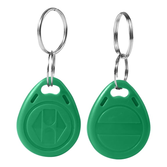 5200 Copyable Keyfob Access Card, Blank Writable Id 125Khz 5577 Compatible Id Copy Card, Green For Home Office Apartment Building Security Access Control Systems