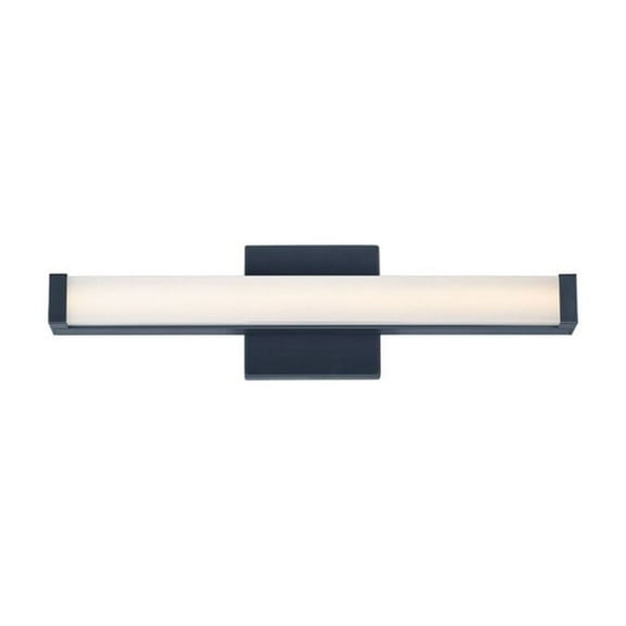 52000BK-Maxim Lighting-Spec-LED Bath Vanity Light-Minimalistic Contemporary Style-Black Finish-18 Inch Size